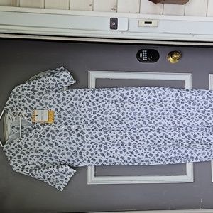 Bobby Wren medium women's jumpsuit black pattern on white (uc)